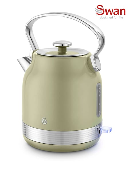 Swan Green 1.7L Retro Traditional Kettle (Y26089) | £50
