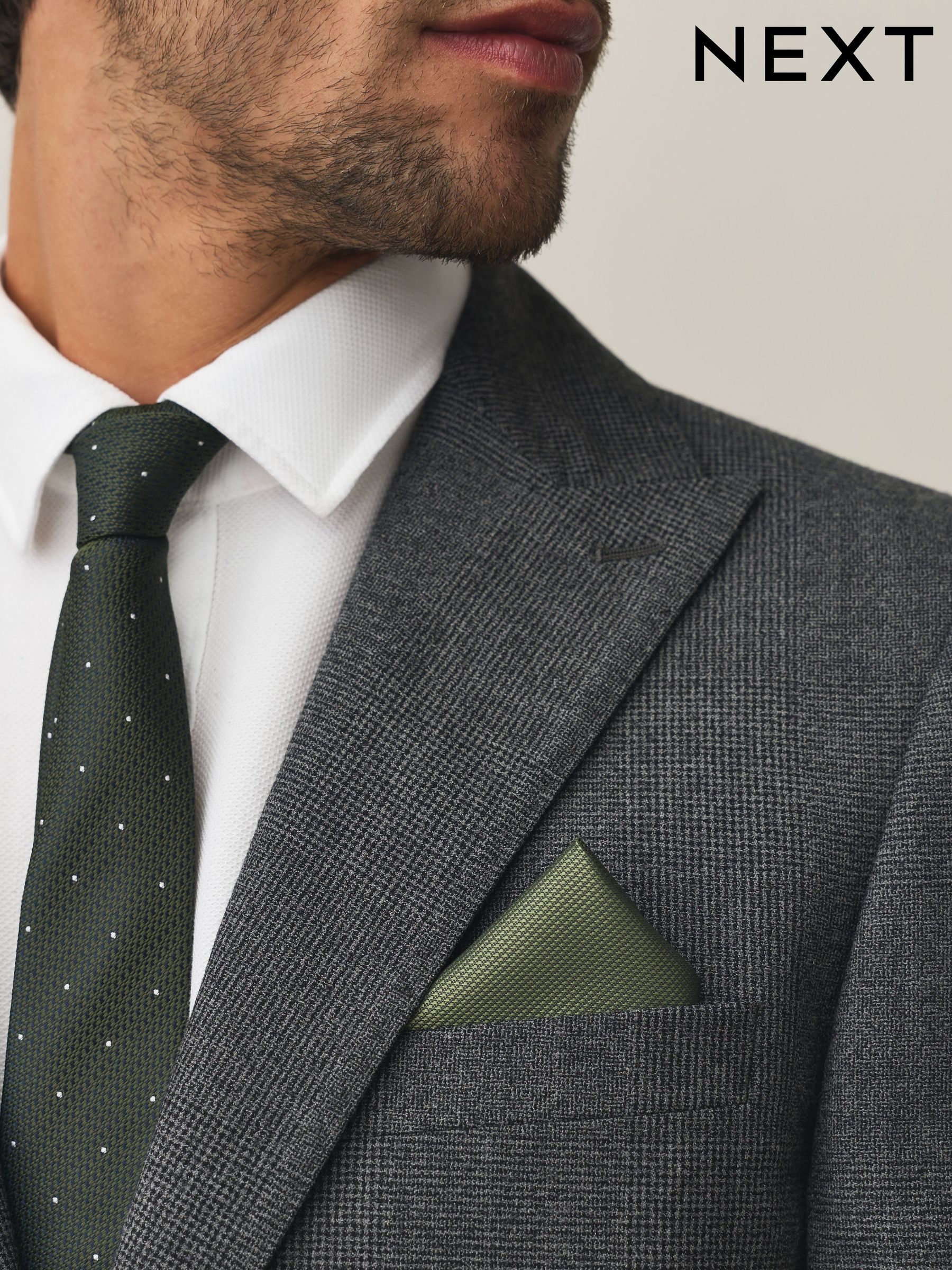 next tie pocket square