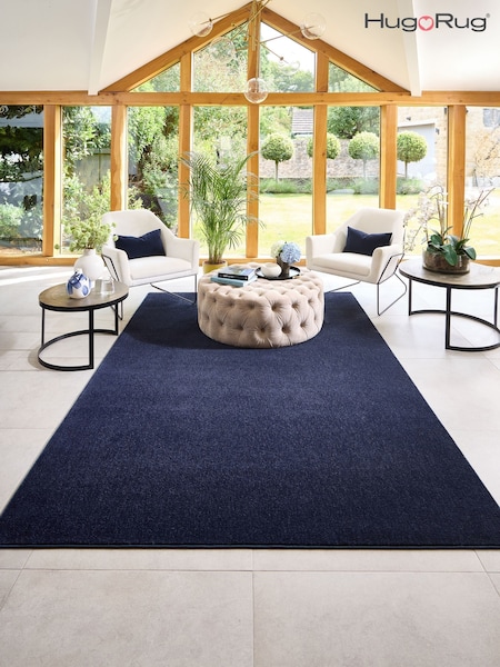 Hug Rug French Navy Sense Rug (Y26259) | £230 - £495