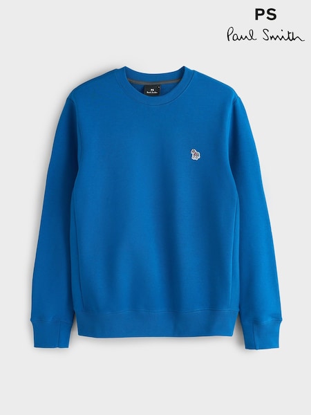 PS Paul Smith Blue Logo Sweat Top (Y26393) | £125