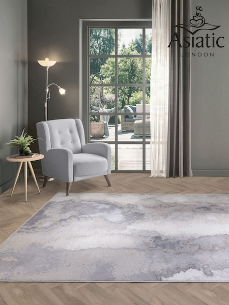 Asiatic Rugs Grey Stellar Cloud Rug (Y26408) | £79 - £369