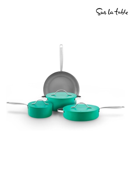 Sur La Table Green Colour Me Happy Cookware 4 Piece Set (Y26488) | £200