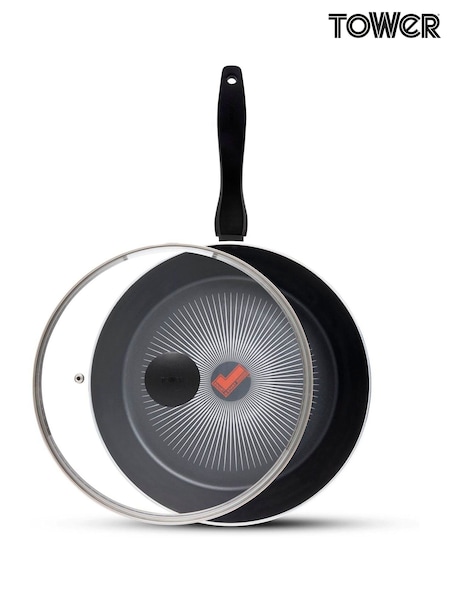 Tower Black Smart Start Gourmet 28cm Multi-Pan with Lid (Y26489) | £29