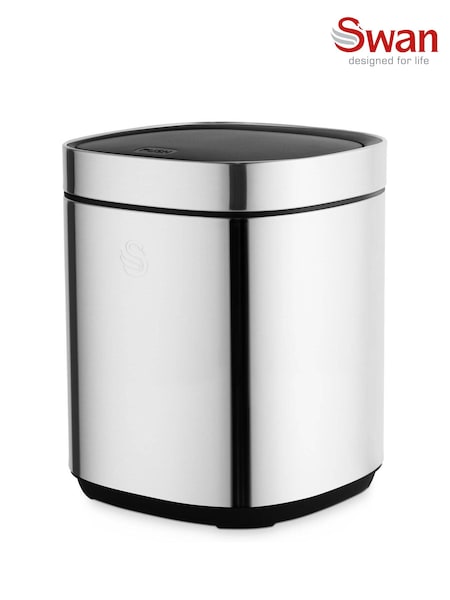 Swan Stainless Steel 12L Touch Bin (Y26499) | £40