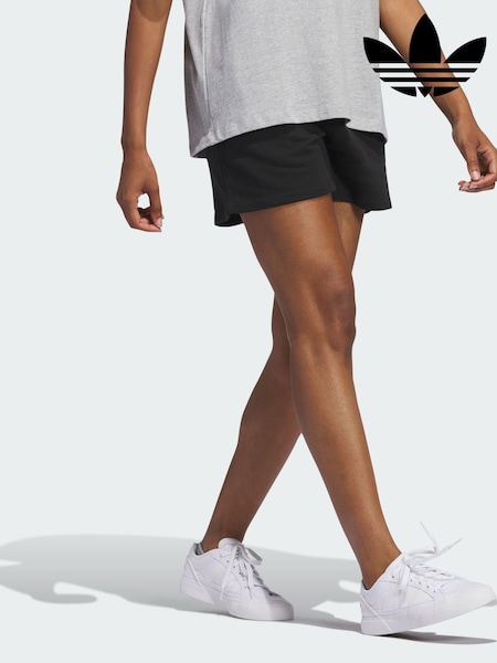 adidas Originals Black Essentials French Terry Shorts (Y26504) | £30