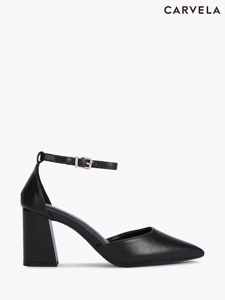 Carvela Black Carvela Refined Court Black Shoes (Y26543) | £99