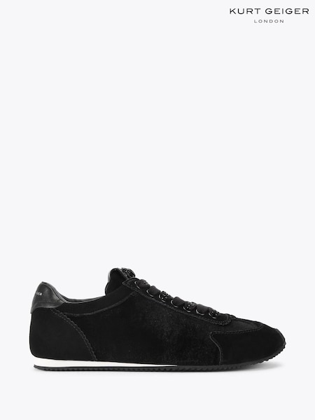 Kurt Geiger London Islington Drench Black Trainers (Y26570) | £159