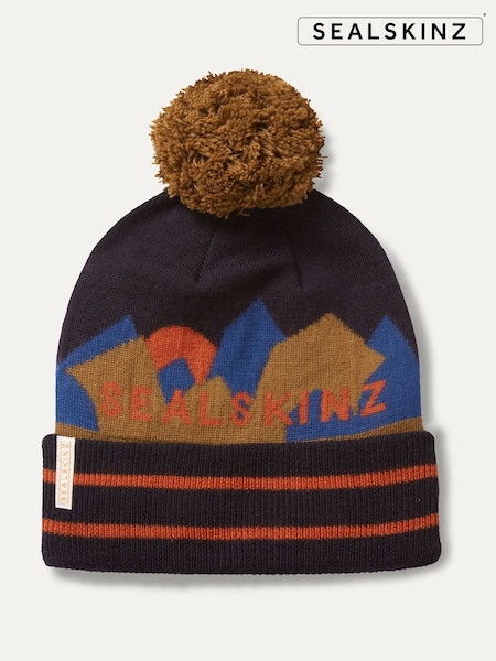 Sealskinz Fersfield Waterproof Cold Weather Merino Bobble Hat (Y27062) | £55