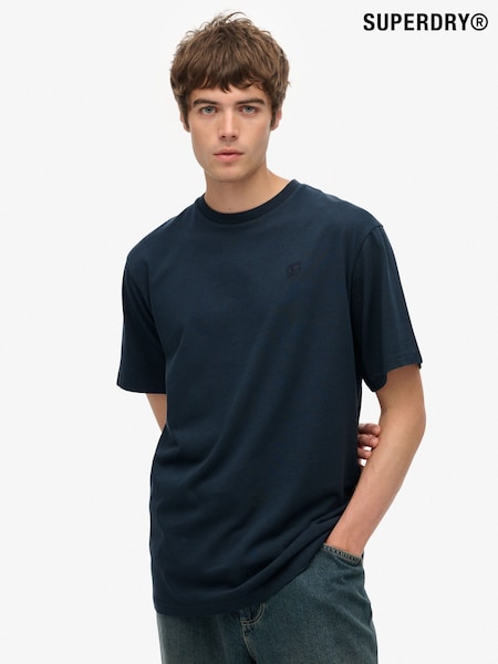 Superdry Blue Blank Oversized T-Shirt (Y27105) | £23