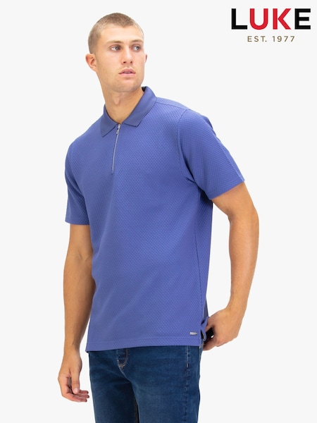 Luke 1977 Gilbraltar Future Dusk Polo Shirt (Y27228) | £39