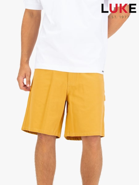 Luke 1977 Yellow Molfre Carpenter Shorts (Y27235) | £45