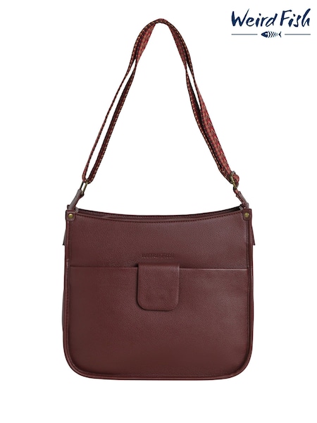 Weird Fish Brown Javana Cross Body Saddle Bag (Y27272) | £45
