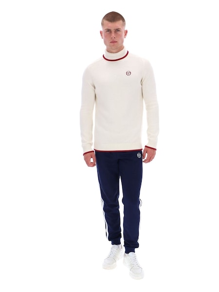 Sergio Tacchini Cream Caruso Roll Neck Top (Y27500) | £70