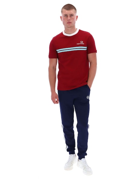 Sergio Tacchini Red New Supermac T-Shirt (Y27511) | £30