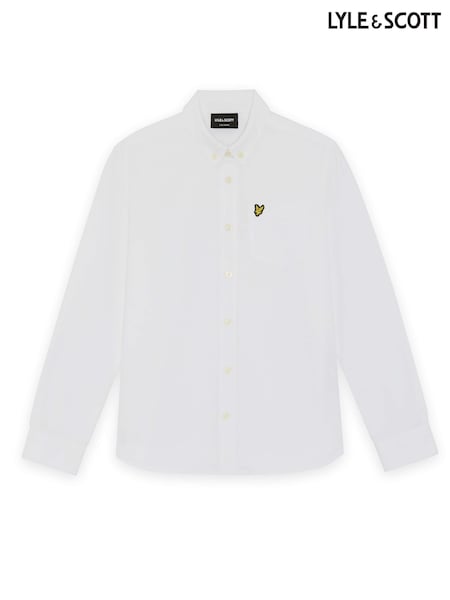 Lyle & Scott White Oxford Shirt (Y27756) | £45