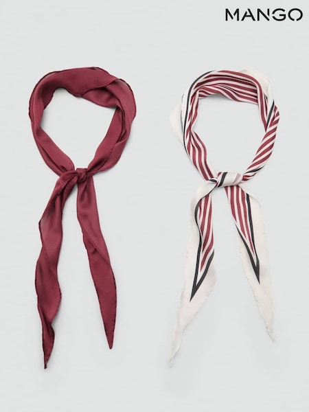 Mango Red Neck Scarf Rhombus (Y27803) | £15