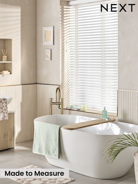 Serene Made To Measure 50mm Sunwood Fauxwood Venetian Blinds