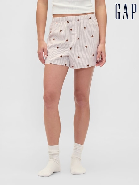 Gap Beige stripe Pyjama Bottoms Matching Family Christmas (Y28634) | £15