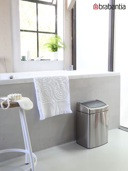Brabantia Matt Steel Fingerprint Proof Touch Bin 10L (Y29230) | £90