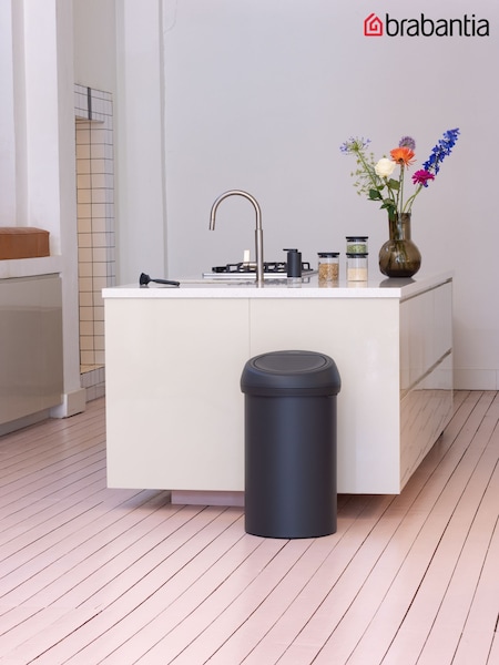 Brabantia Mineral Infinite Grey Touch Bin 60L (Y29231) | £180