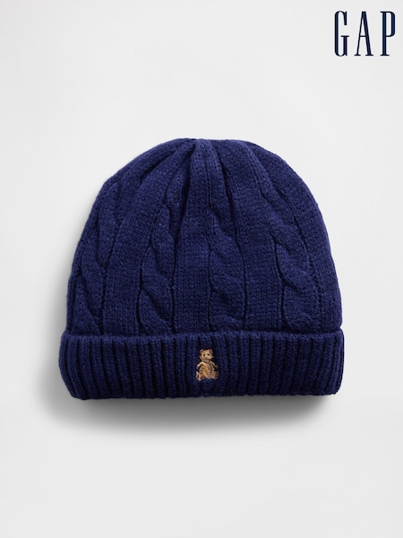 Gap Navy Blue Cable-Knit Beanie (Y29424) | £12