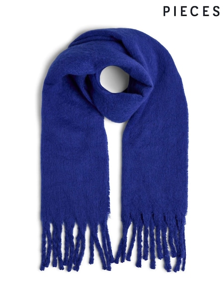 PIECES Blue Long Scarf (Y29658) | £20