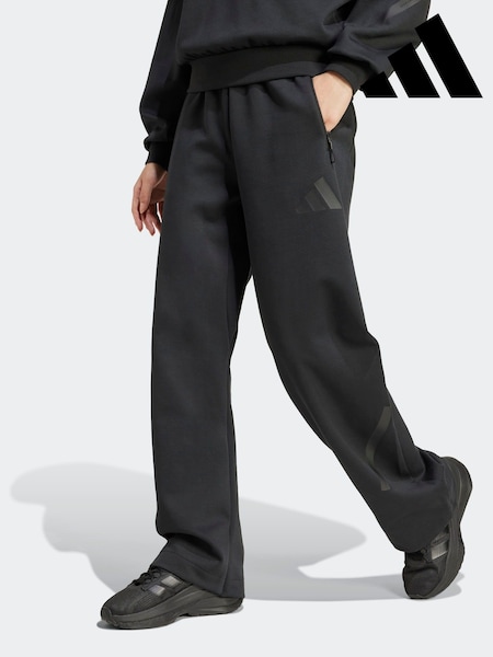 adidas Black Z.N.E. Barrel Tracksuit Bottoms (Y30191) | £75