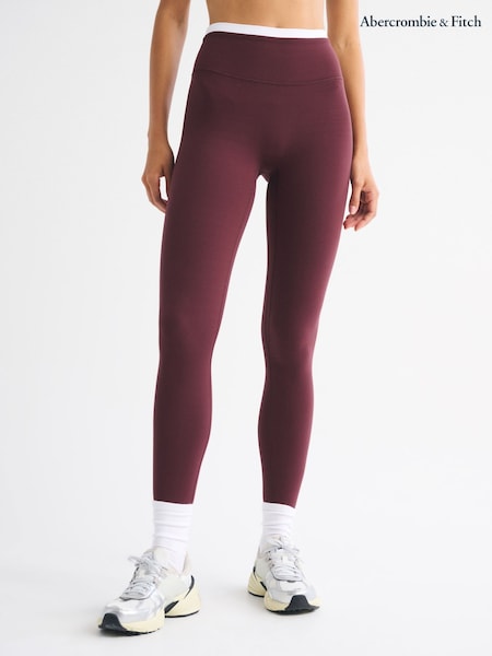 YPB Abercrombie & Fitch Red Studio FLEX 7/8 Length Legginings (Y30292) | £49