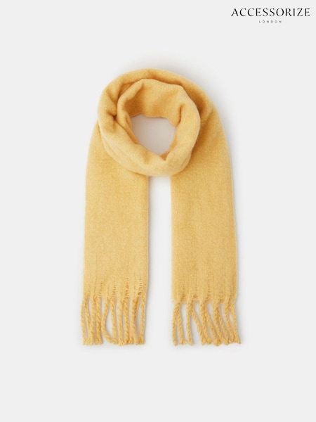 Accessorize Yellow Super Soft Plain Scarf (Y30452) | £22