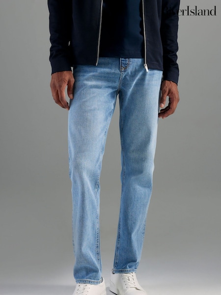 River Island Blue Slim Fit Stretch Jeans (Y30681) | £40