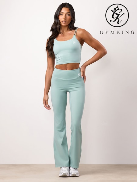 Green 365 Rib Flared Leggings (Y30765) | £35