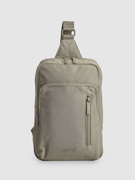 Nere Green Bondi Nylon Sling Backpack (Y31243) | £29