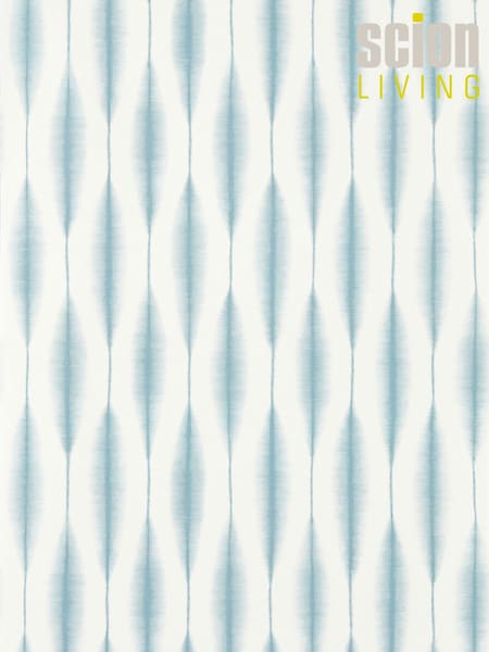 Scion Blue Kasuri Oakham 10M Wallpaper (Y31659) | £76