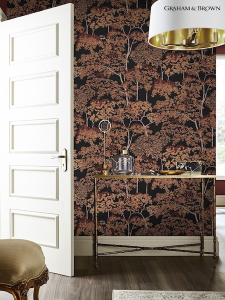 Graham & Brown Alizarin Idyll Tree 10M Wallpaper (Y31705) | £80