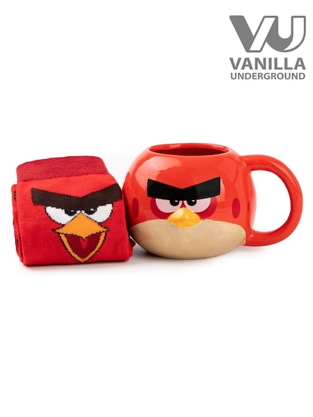 Vanilla Underground Red Angry Birds Character Mug and Sock Gift Set (Y31879) | £16