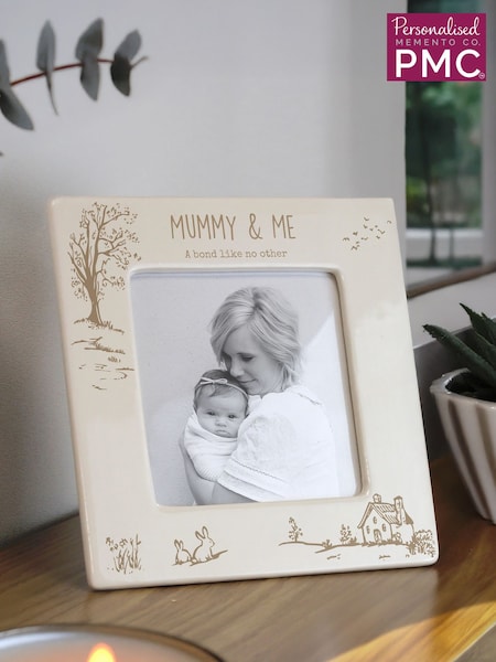 Personalised Cottagecore Ceramic 4x4 Frame by PMC (Y32035) | £18