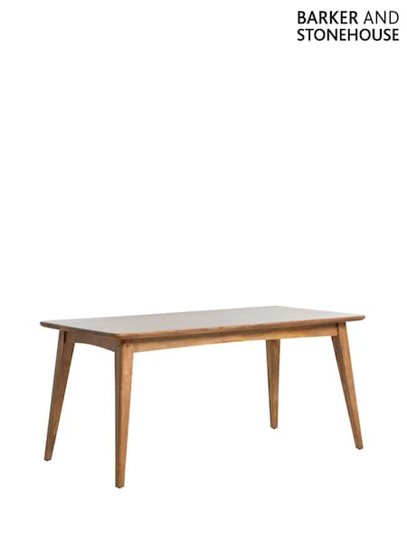Barker and Stonehouse Grey Burlington Mango Wood Rectangular Dining Table (Y32101) | £545