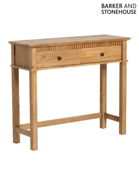 Barker and Stonehouse Brown Selene Mindi Wood Dressing Table (Y32122) | £245