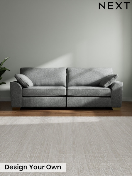 Chunky Boucle Easy Clean/Mid Grey - Stamford