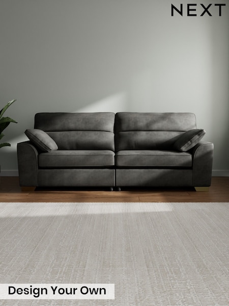 Monza Faux Leather Easy Clean/Dark Grey - Stamford Highback
