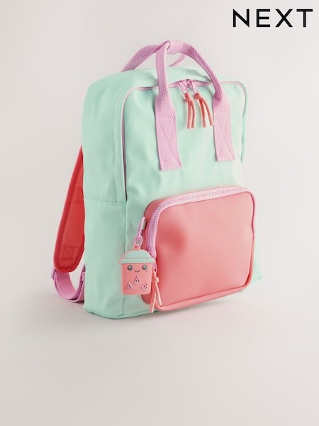 Turquoise/ Pink - Backpack