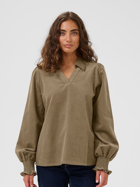 Brown CUrhaena Blouse (Y33164) | £70