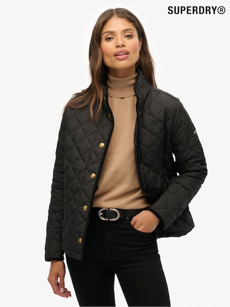 Superdry Black Estate Country Liner Jacket (Y33369) | £80