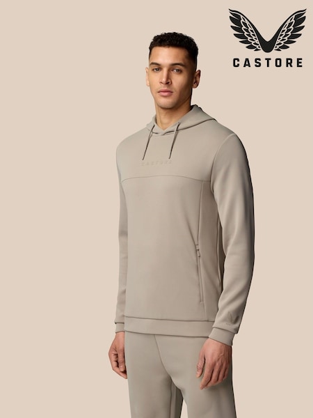 Castore Brown Scuba Hoodie (Y33743) | £65