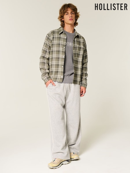 Hollister Flannel Check Button Through Shirt (Y33889) | £30