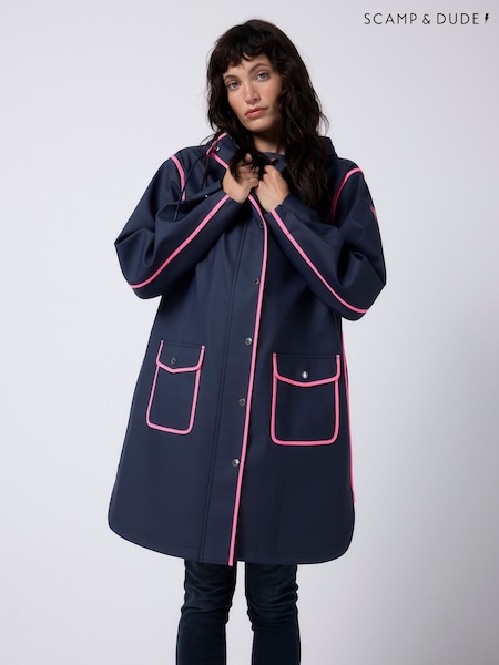 SCAMP & DUDE Blue Raincoat (Y34177) | £149