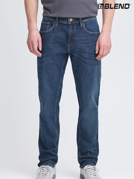 Blend Blue Tapered Stretch Denim Jeans (Y34474) | £36