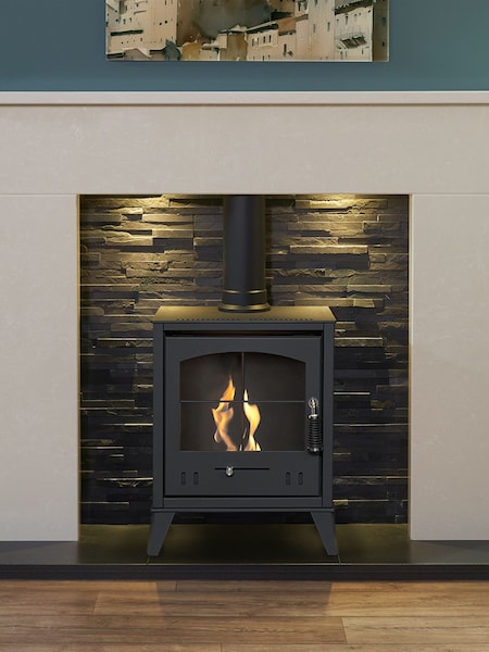 OKO Charcoal Grey S2 Bio Ethanol Stove (Y34546) | £430