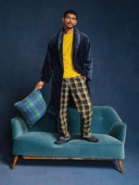 White Stuff Blue Cosy Robe (Y34583) | £79