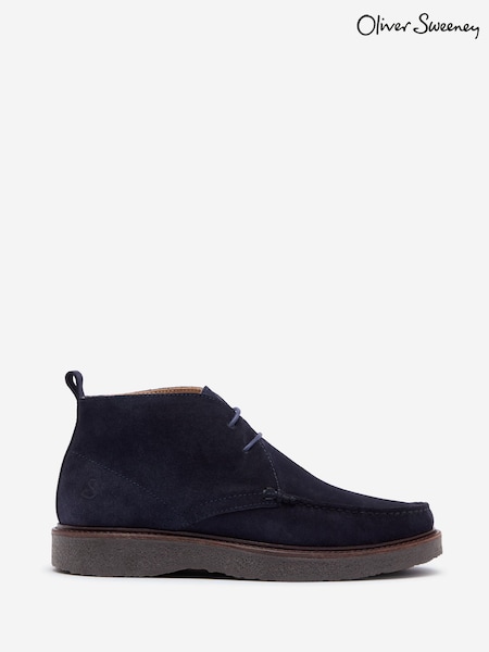 Oliver Sweeney Calf Suede Moccasin Brown Boots (Y34749) | £229